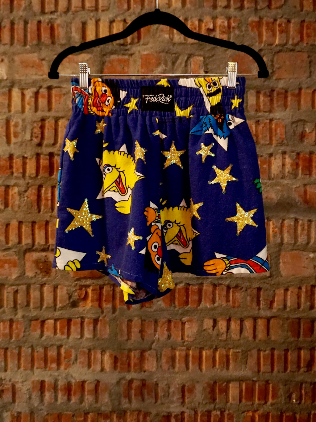 Upcycled Kickboxing hotsell Trunks Vintage 1996 Sesame Stars Green Petite