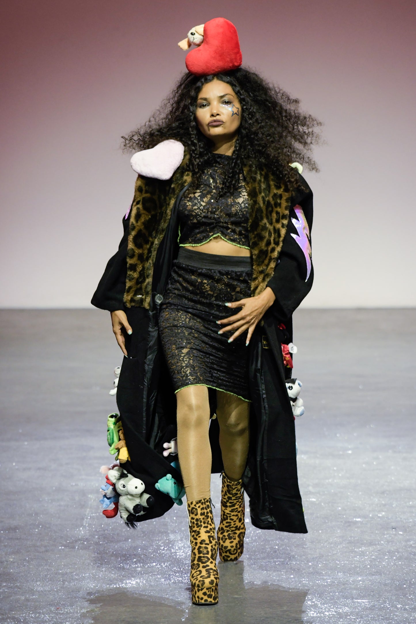 Upcycled Teddy "Mom, It's Not A Phase" Cashmere Wool Coat