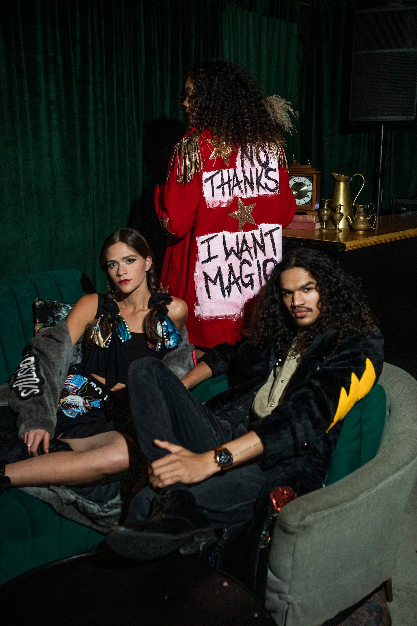 Upcycled Cashmere Coat - Leopard Print - No Thanks I Want Magic