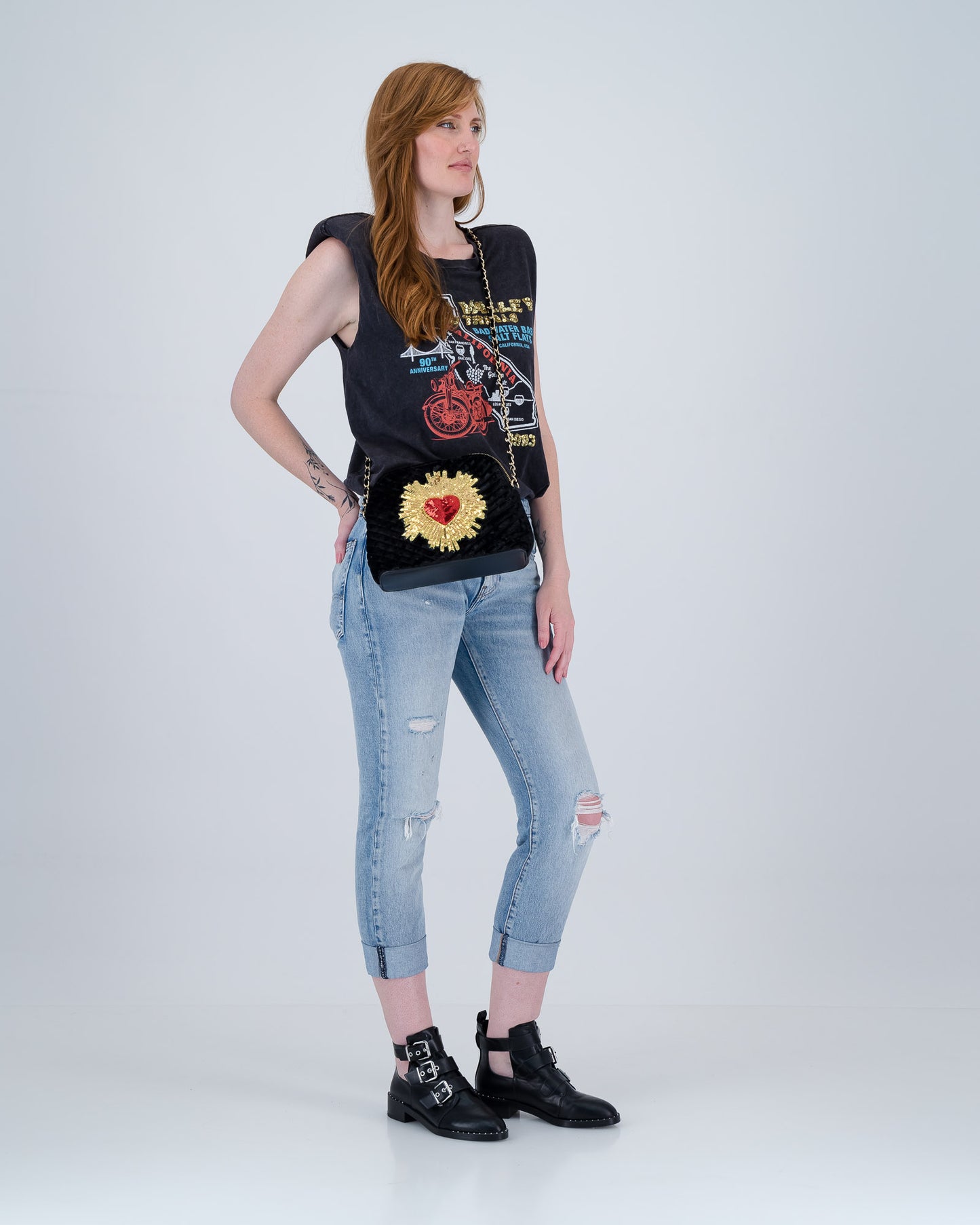 BURNING HEART Handbag