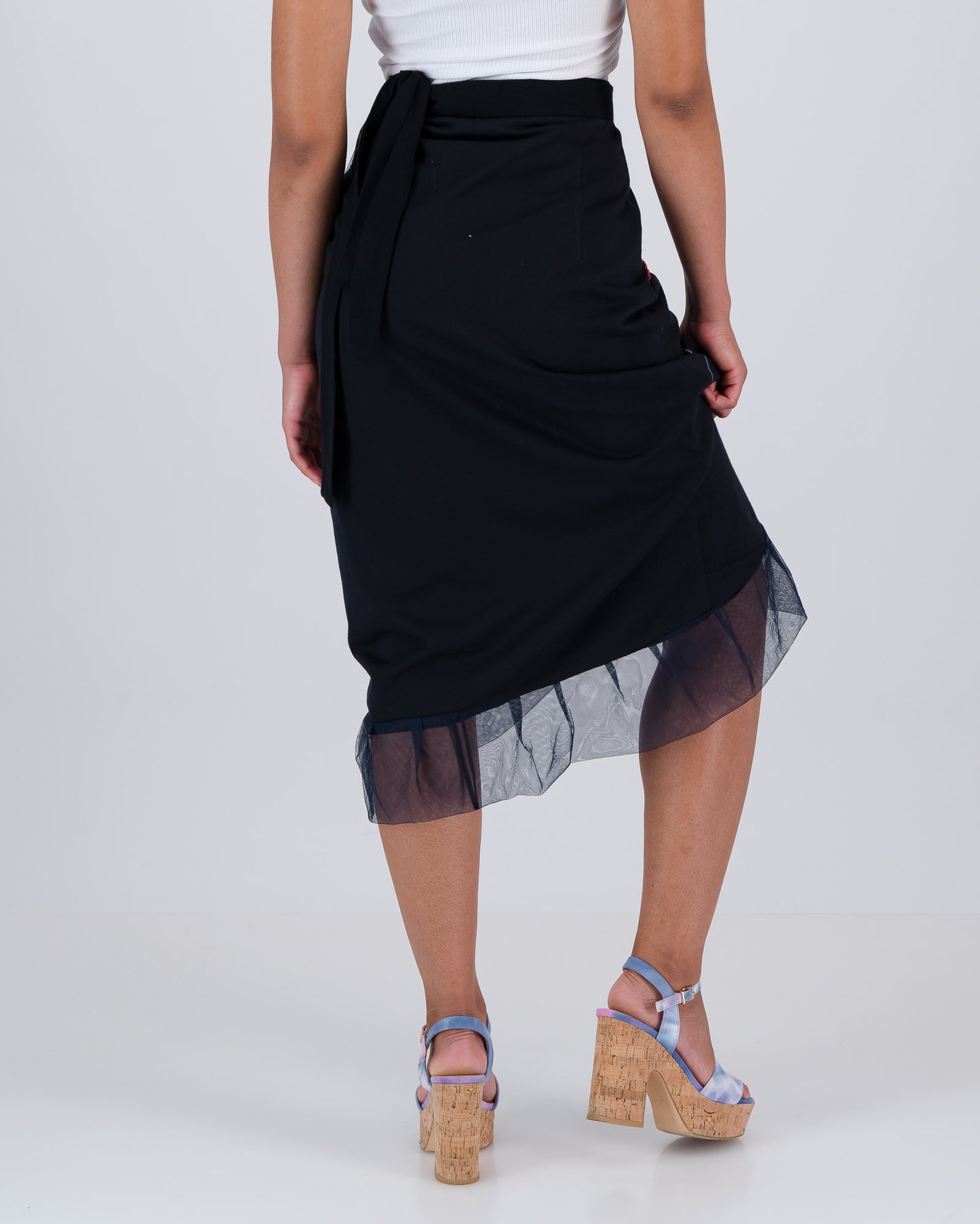 Upcycled Rock Band T-Shirt Wrapping Skirt Metallica