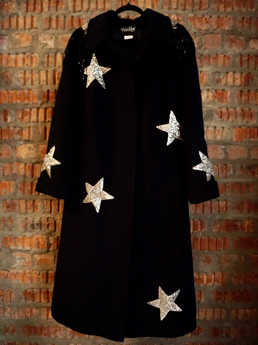 Upcycled Cashmere Wool Coat - Navy - Sex, Upcycling & Rock 'N Roll