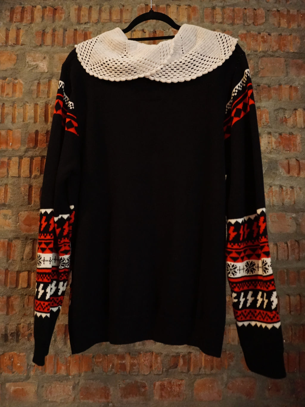 Upcycled Oversized Rock Star Sweater / Dress