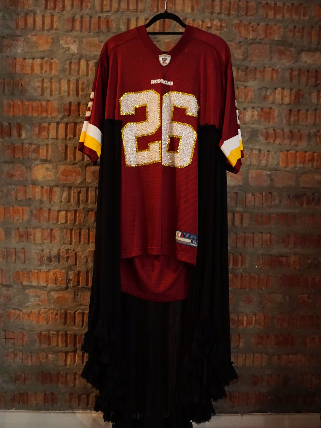 Upcycled Vintage NFL Dress #26 Redskins