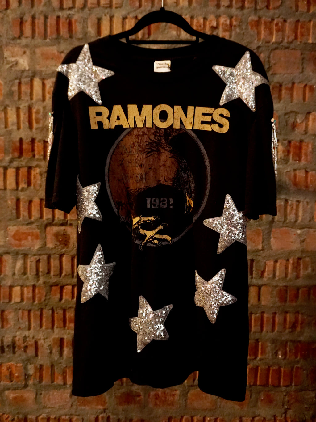 Upcycled Rock Star T-Shirt / Dress Ramones