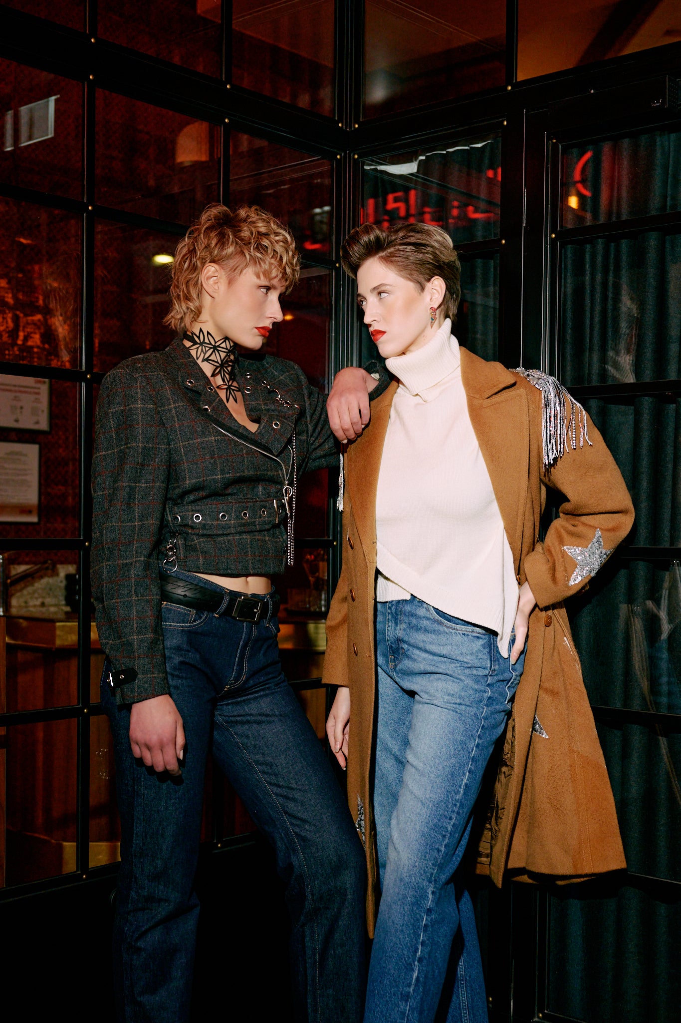 JIMI HENDRIX Upcycled Wool Jacket - Grey White