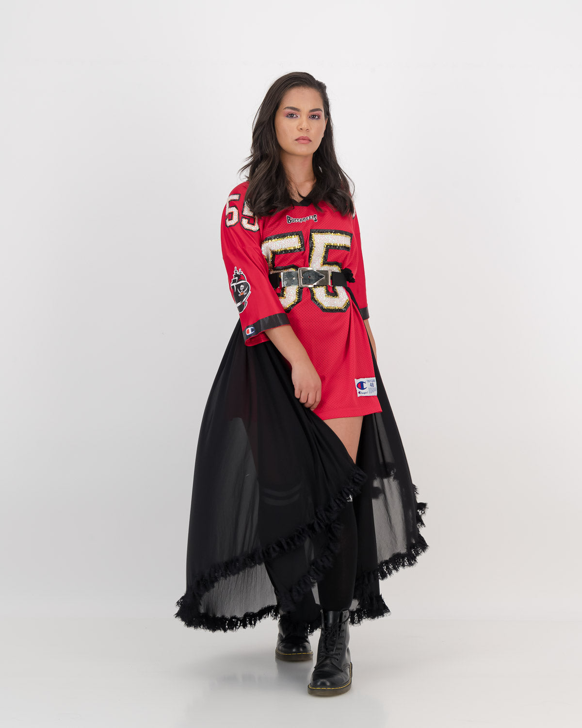 Upcycled Vintage NFL Dress #55 Buccaneers