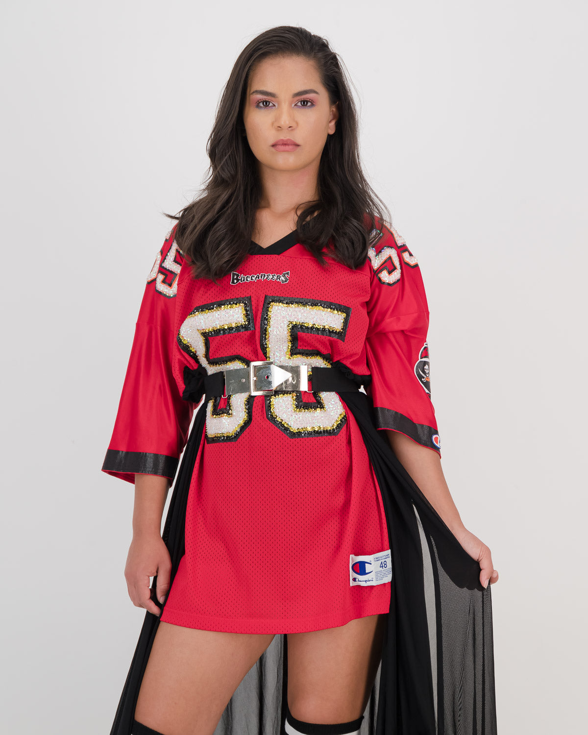 Upcycled Vintage NFL Dress #55 Buccaneers