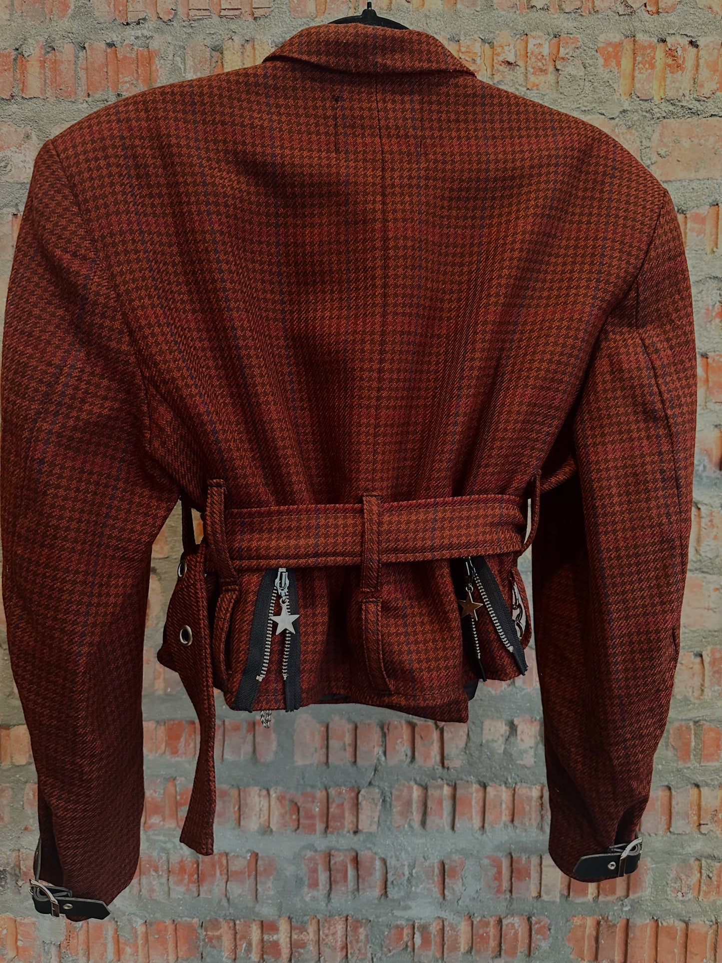 JIMI HENDRIX Upcycled Wool Jacket - Red