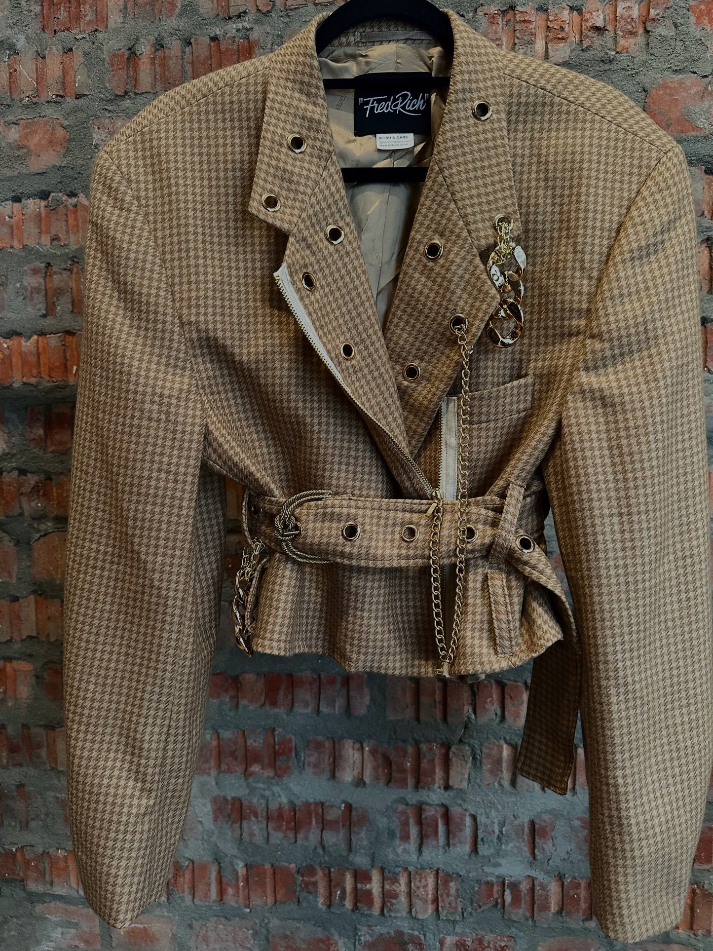 JIMI HENDRIX Upcycled Wool Jacket - Cream