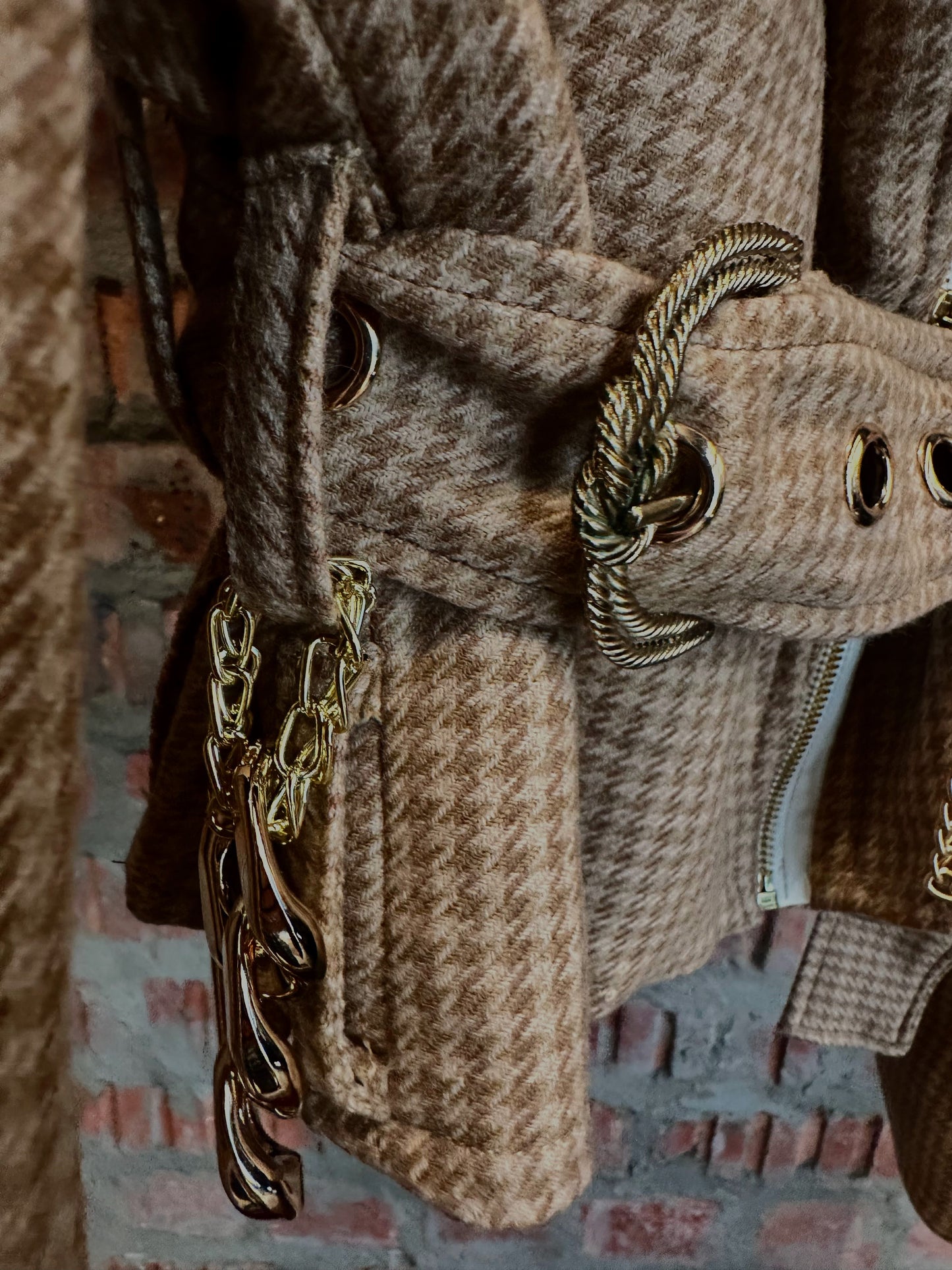 JIMI HENDRIX Upcycled Wool Jacket - Cream