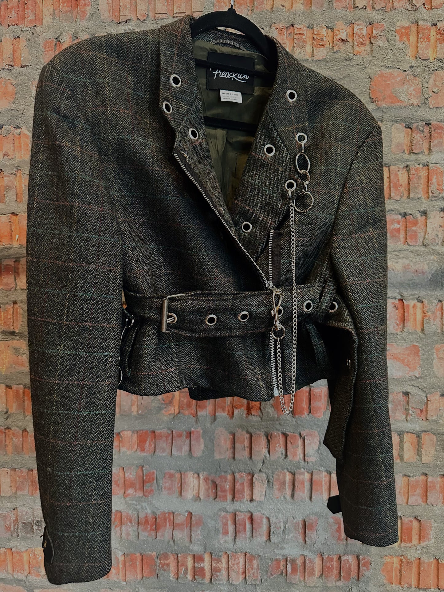 JIMI HENDRIX Upcycled Wool Jacket - Green