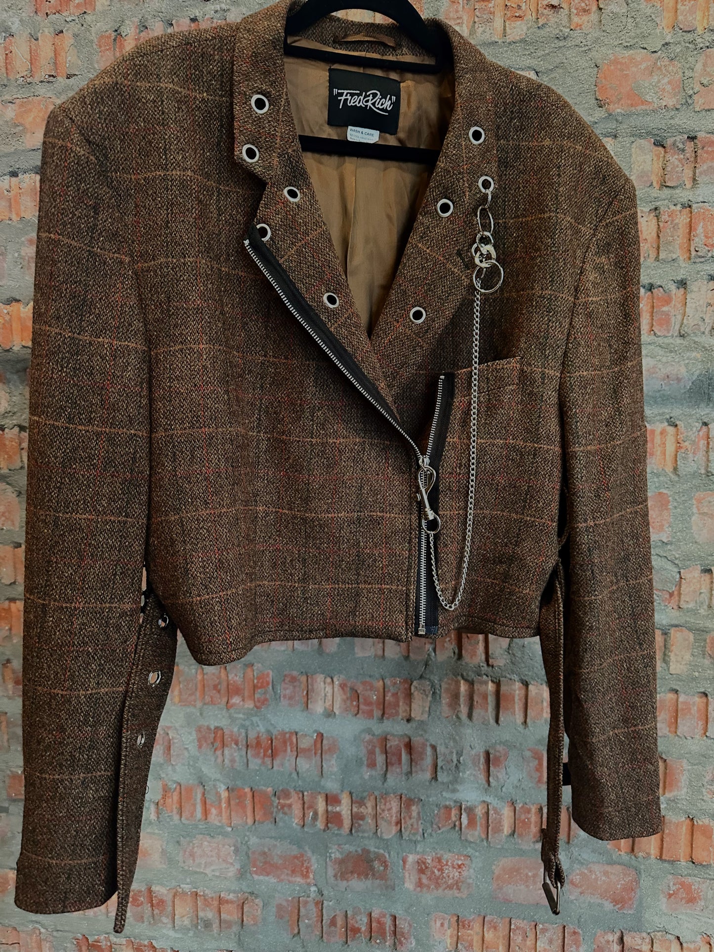 JIMI HENDRIX Upcycled Wool Jacket - Brown
