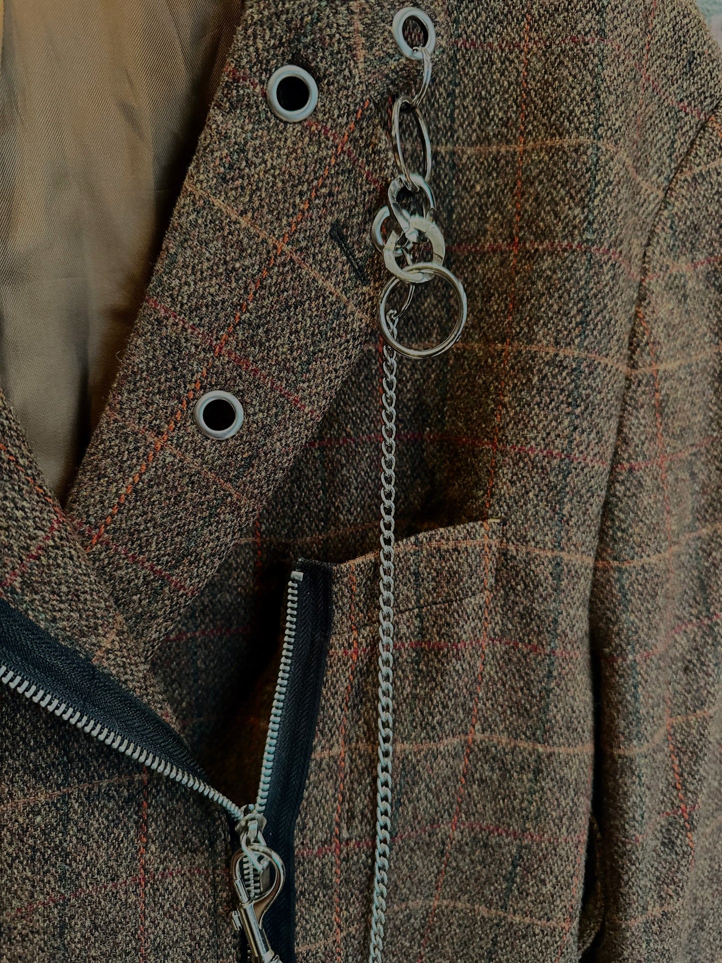 JIMI HENDRIX Upcycled Wool Jacket - Brown