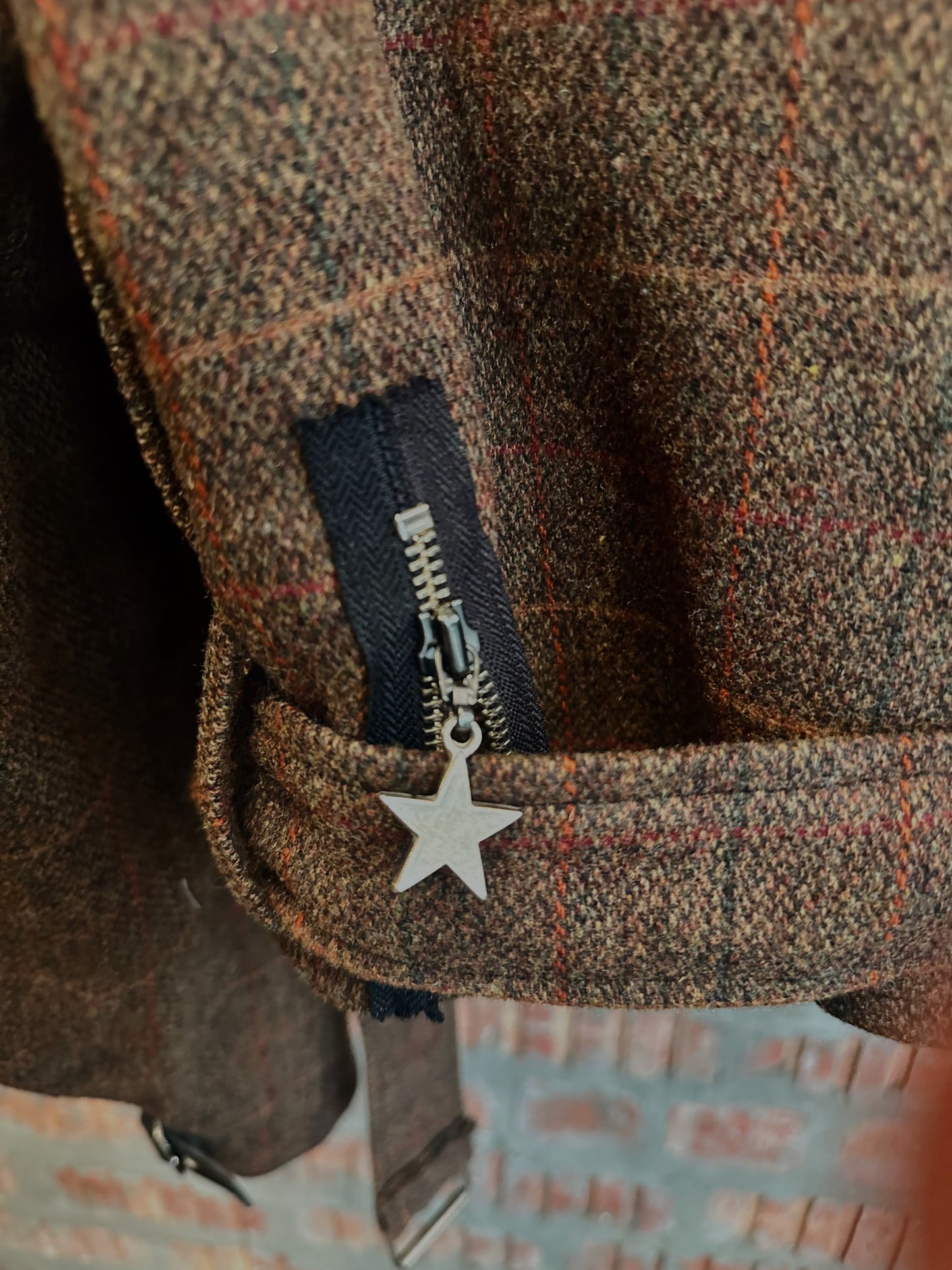 JIMI HENDRIX Upcycled Wool Jacket - Brown