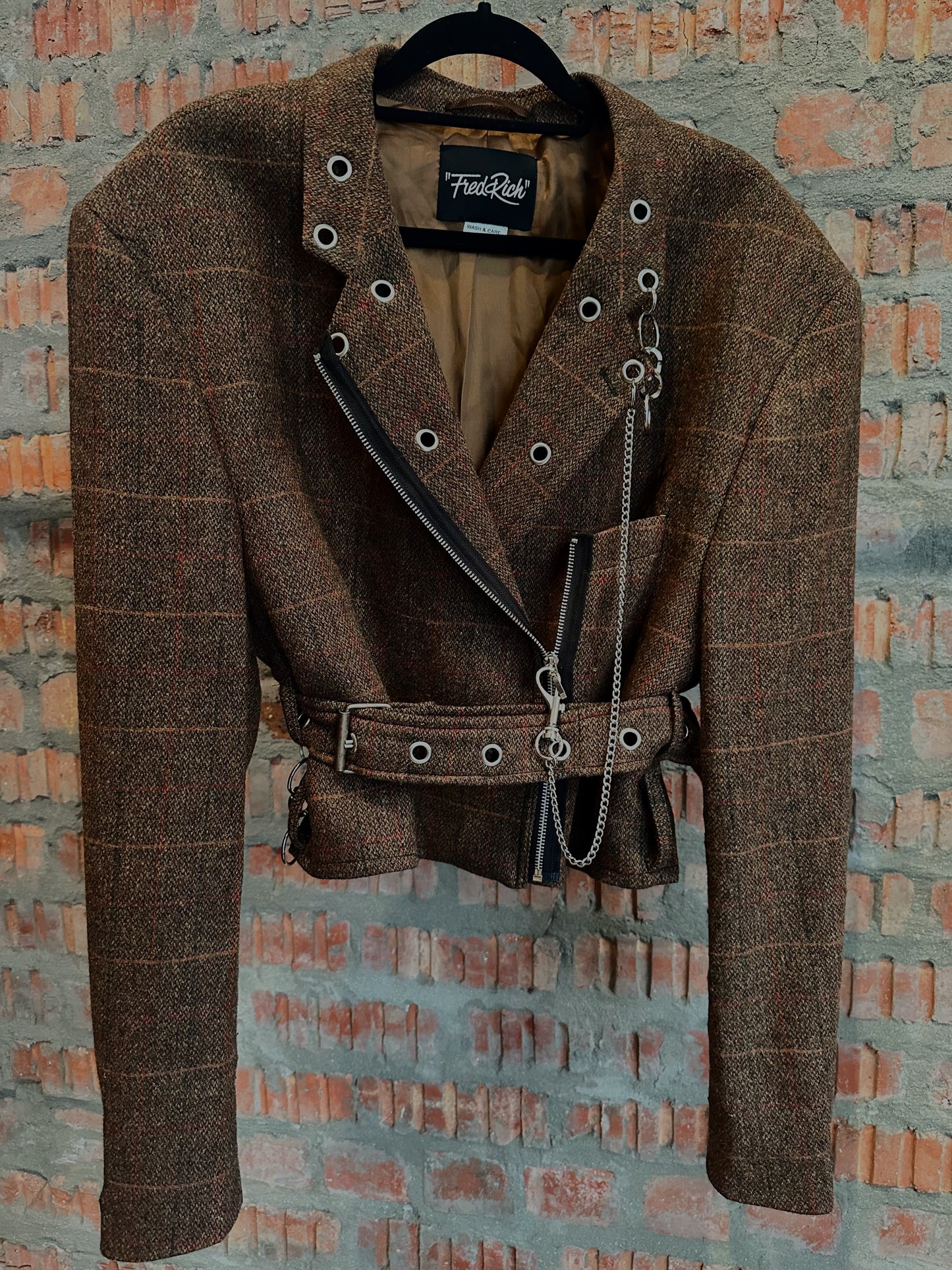 JIMI HENDRIX Upcycled Wool Jacket - Brown