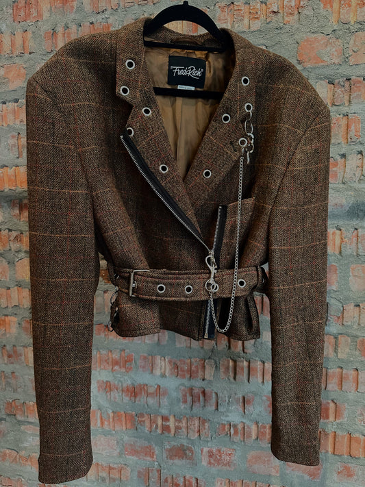 JIMI HENDRIX Upcycled Wool Jacket - Brown