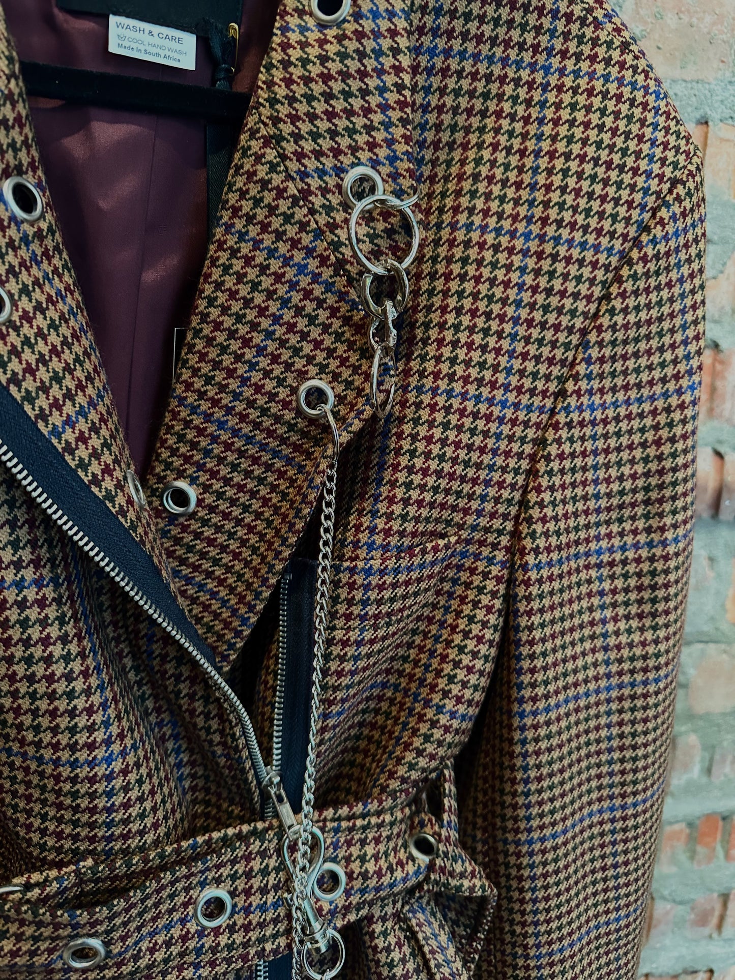 JIMI HENDRIX Upcycled Wool Jacket - Beige