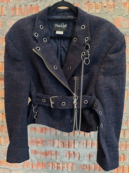JIMI HENDRIX Upcycled Wool Jacket - Navy