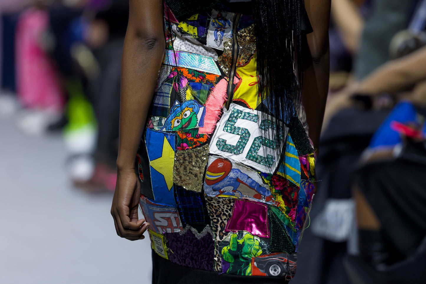 Scraps of Punk Evening Dress