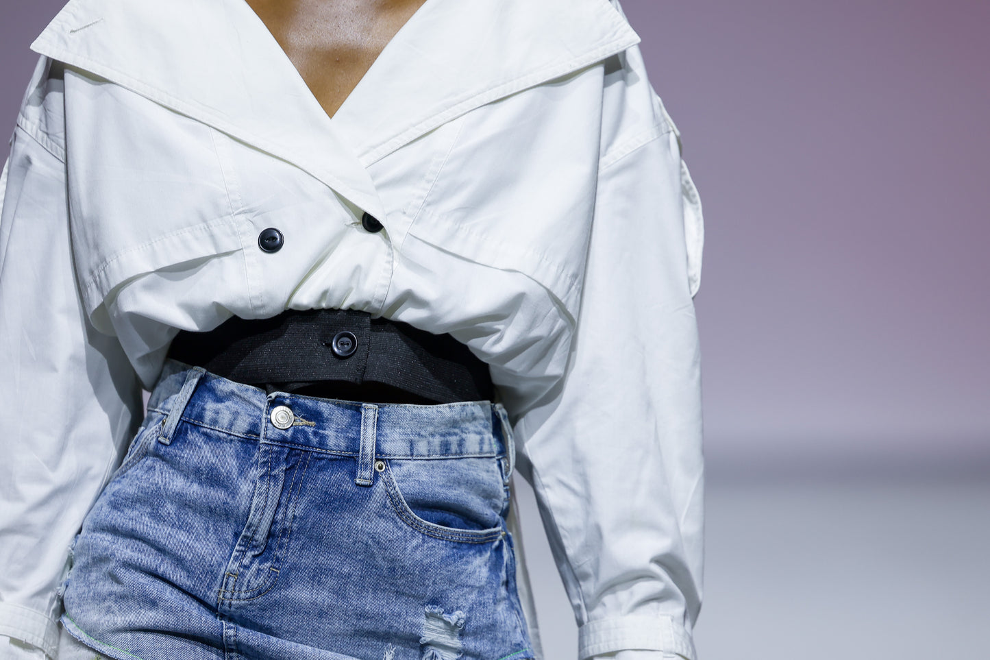 Denim T-Shirt Pencil Skirt