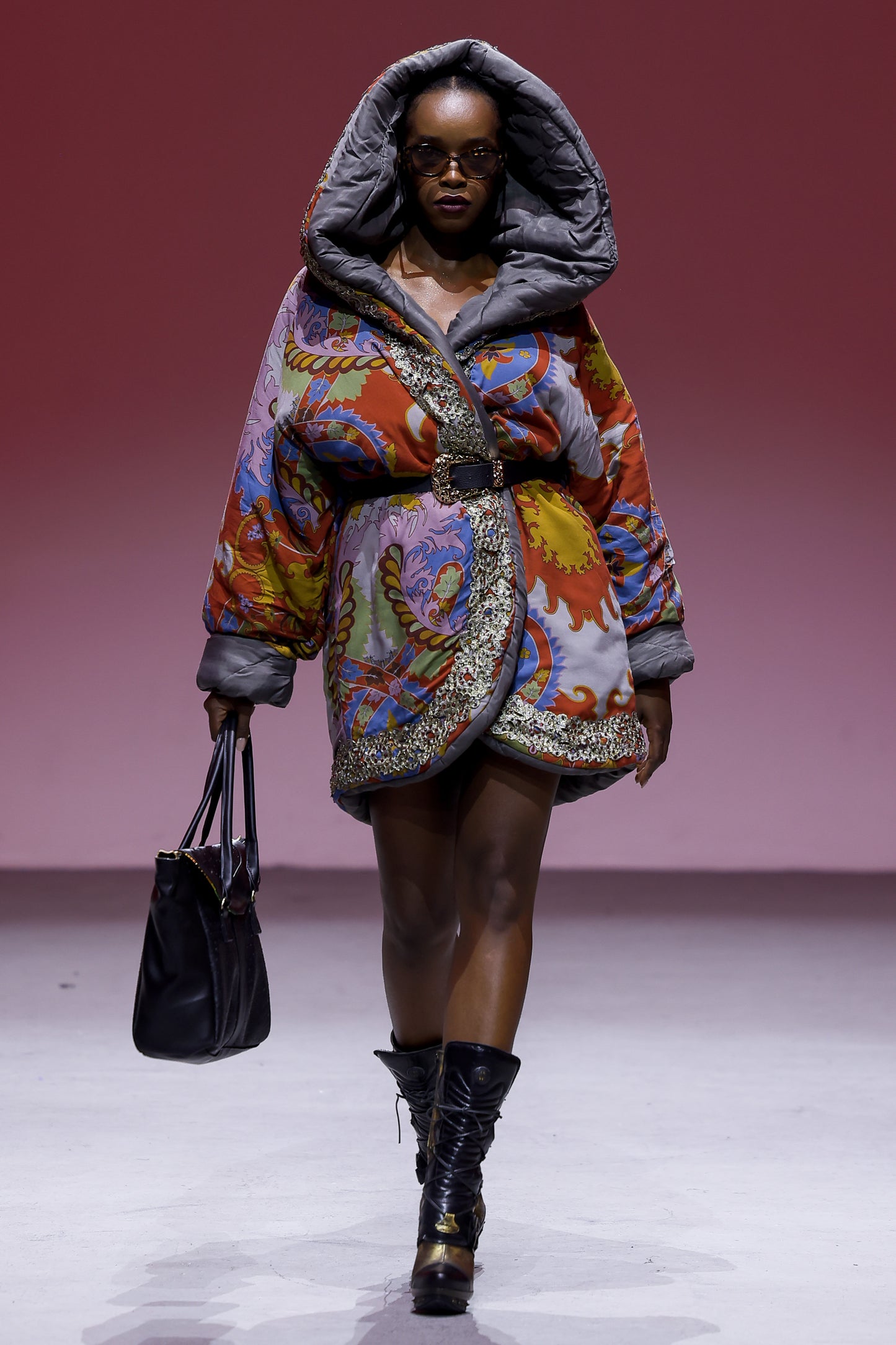 Upcycled Comforter Coat - in Collaboration with Kai Barry